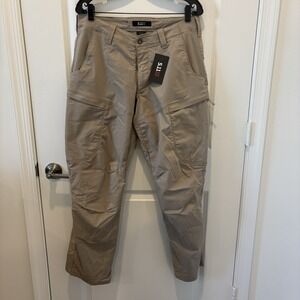 5.11 Tactical Apex Cargo Pockets Men's Sz 34x30 Beige Work Pants NWT 74434